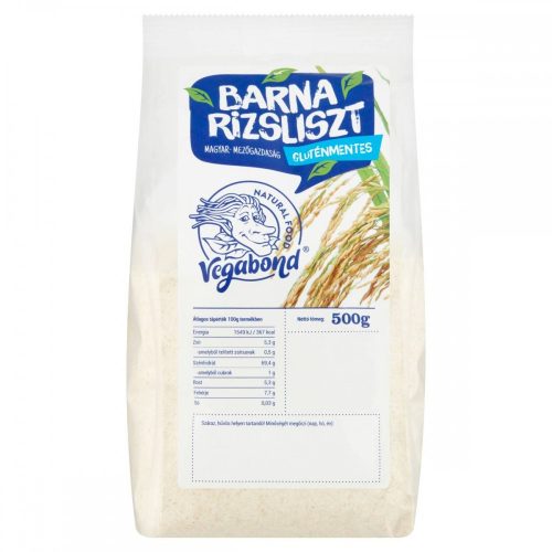 Barna rizsliszt 500g Vegabond gluténmentes