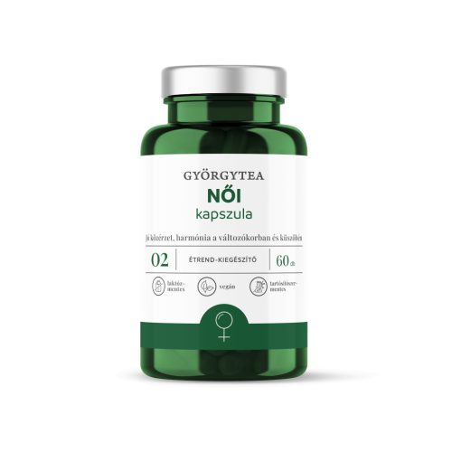 Györgytea Női 60db kapszula 02 Jó közérzet, harmónia a változókorban.
