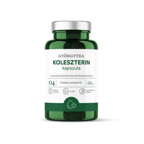 Györgytea Koleszterin 60db kapszula 04 A normál koleszterinszint fenntartására.