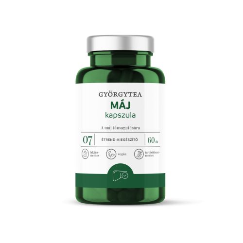 Györgytea Máj 60db kapszula 07 A máj támogatására.