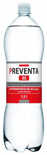 Preventa 85 csökkentett deutérium tartalmú szénsavmentes ivóvíz 1,5l DRS