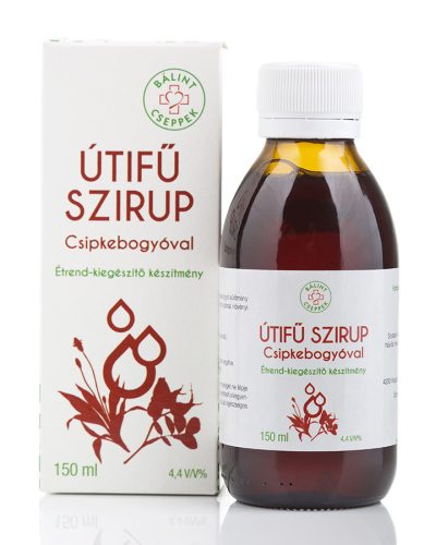 Bálint Cseppek Útifű szirup 150ml (csipkebogyóval)