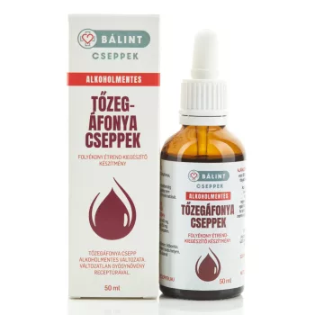 Bálint Cseppek Alkoholmentes Tőzegáfonya cseppek 50ml