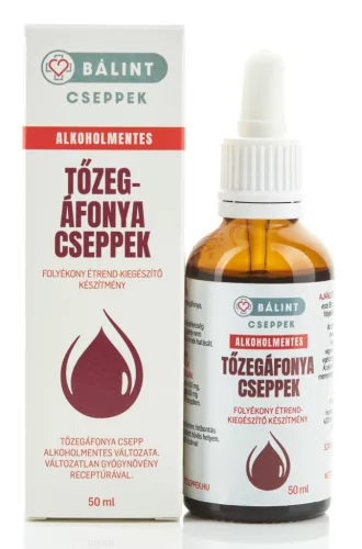 Bálint Cseppek Alkoholmentes Tőzegáfonya cseppek 50ml