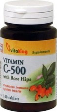 Vitaking C-500 Csipkebogyóval (100) tabletta