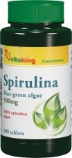 Vitaking Spirulina alga 500mg (200) tabletta