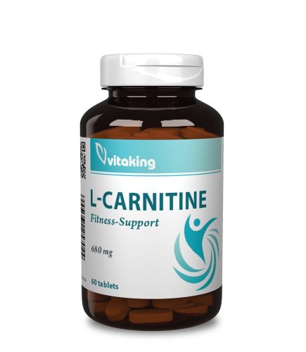 L-Carnitine 680mg (60) tabletta Vitaking