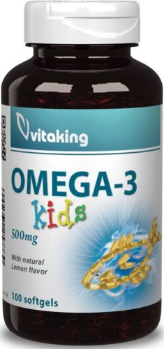 Vitaking Omega-3 Kids 500mg (100) lágykapszula