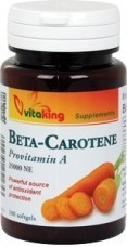 Beta Carotine 15mg (100) lágykapszula Vitaking