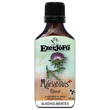   EzerJóFű Máriatövis+ kivonat 50ml alkoholmentes, növényi glicerinnel