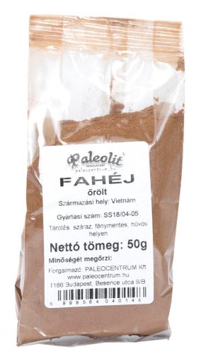 Paleolit Fahéj őrölt 50g Cinnamon powder Cassia
