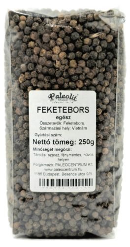 Paleolit Feketebors szemes 250g 550g/l Black Pepper cleaned