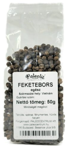 Paleolit Feketebors szemes 50g 550g/l Black Pepper cleaned