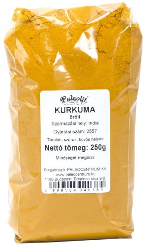 Paleolit Kurkuma őrölt 250g Turmeric powder orange