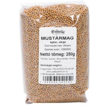   Paleolit Mustármag egész sárga 250g White mustard - Sinapis Alba