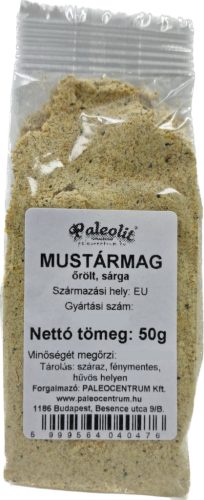 Paleolit Mustármag őrölt sárga 50g Yellow mustard powder