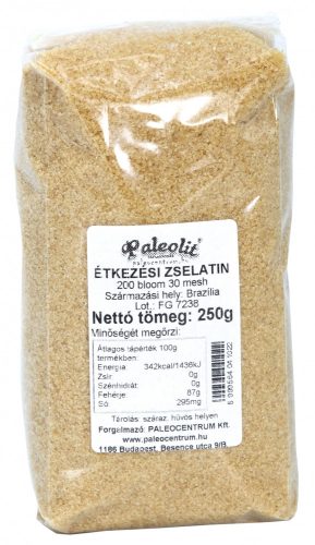 Paleolit Zselatin étkezési (marha) 250g 200 Bloom