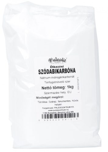 Paleolit Szódabikarbóna étkezési 1kg Nátrium-hidrogén-karbonát