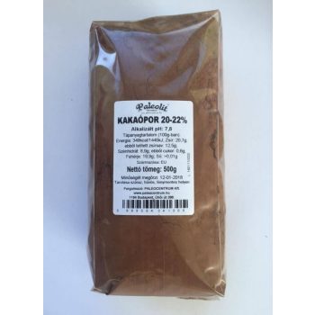 Paleolit Kakaópor 20-22% Alkalizált 500g holland típusú