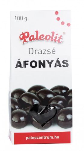 Paleolit Áfonyás drazsé 100g dobozos