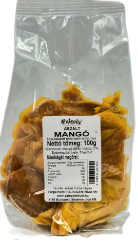 Aszalt mangó szelet 100g Paleolit