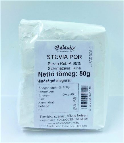 Paleolit Stevia por 98%-os 50g