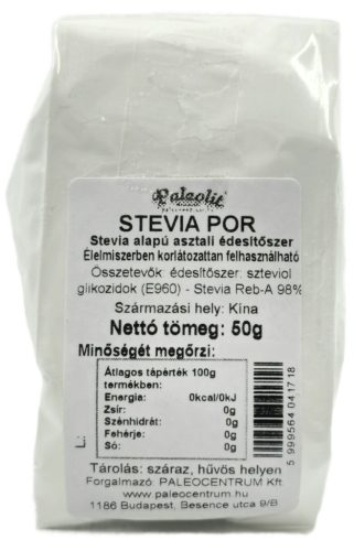 Paleolit Stevia por 98%-os 50g