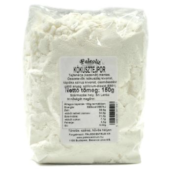   Paleolit Kókusztejpor kazeinmentes 150g Vegán, 54-55% zsírtartalommal