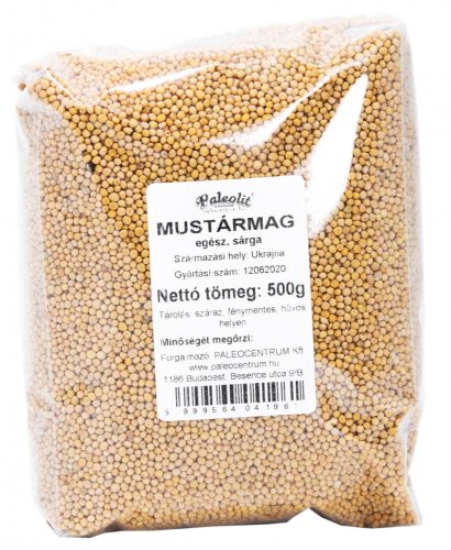 Paleolit Mustármag egész sárga 500g White mustard - Sinapis Alba