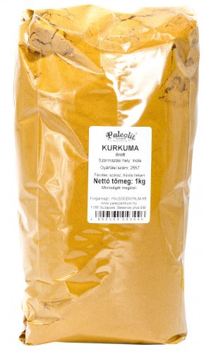 Paleolit Kurkuma őrölt 1kg Turmeric powder orange