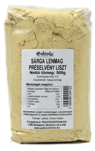 Paleolit Sárga lenmagliszt 500g préselvényből