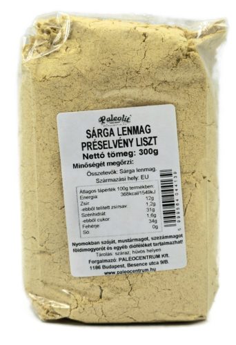 Paleolit Sárga lenmagliszt 300g préselvényből BOPP