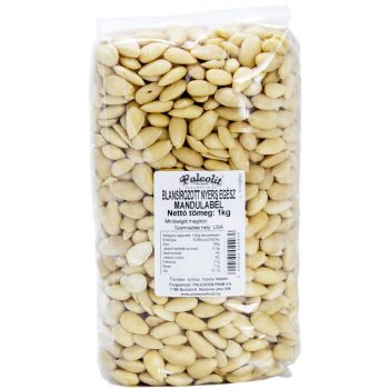 Paleolit Mandulabél blansírozott 1kg nyers, egész