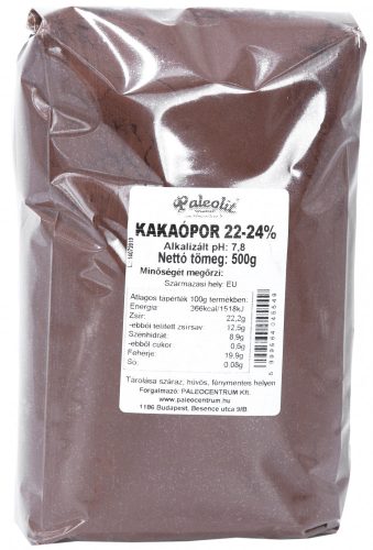 Kakaópor 22-24% holland 500g Paleolit