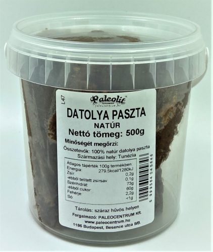 Paleolit Datolya paszta natúr 500g (100% datolya)