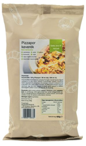 NoCarb Pizzapor keverék 400g Gotta love it!