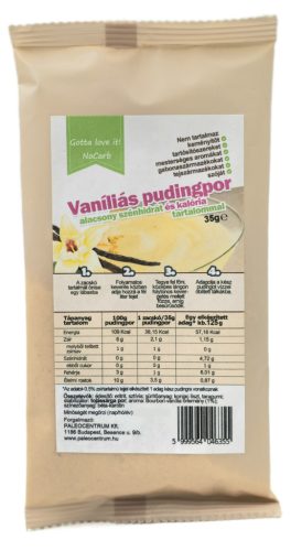 NoCarb Vaníliás pudingpor 35g Gotta love it!