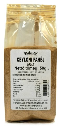 Paleolit Ceyloni fahéj őrölt 50g