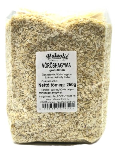 Paleolit Vöröshagyma granulátum 250g Onion minced 1-3mm