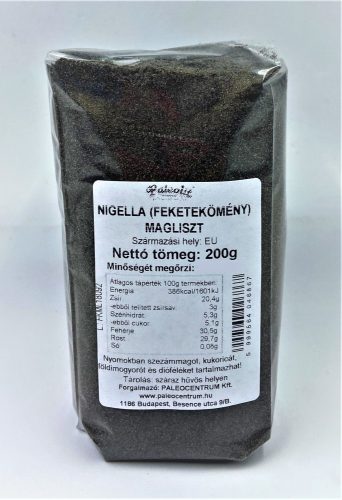 Paleolit Nigella mag liszt 200g (feketekömény) préselvényből