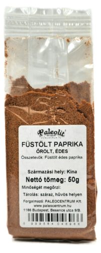 Paleolit Füstölt paprika őrölt, édes 50g Smoked sweet paprika powder