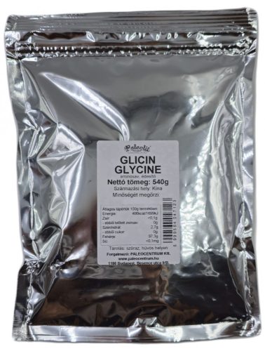 Paleolit Glicin - Glycine 540g aminosav, édesítő