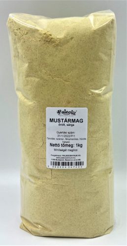 Paleolit Mustármag őrölt sárga 1kg Yellow mustard powder