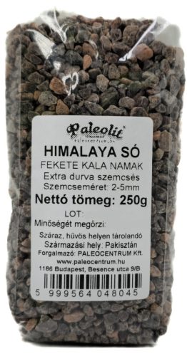 Paleolit Himalaya só fekete 250g extra (2-5mm) Kala Namak