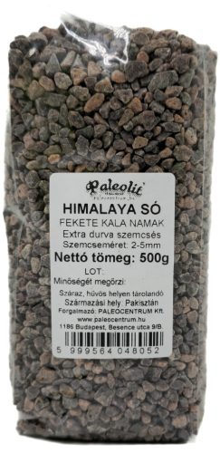 Paleolit Himalaya só fekete 500g extra (2-5mm) Kala Namak