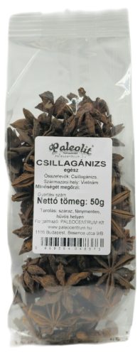 Paleolit Csillagánizs egész 50g Star Anise