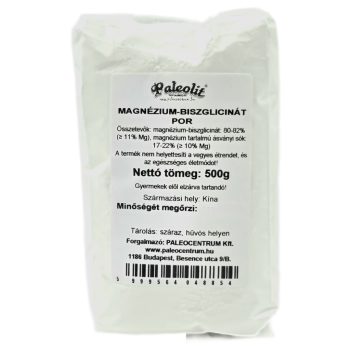   Paleolit Magnézium-biszglicinát por 500g Magnesium Bisglycinate Powder