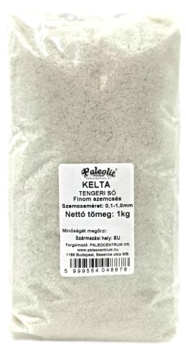 Paleolit Kelta tengeri só finom 1kg 0,1-1,0mm Celtic bluesea salt fine
