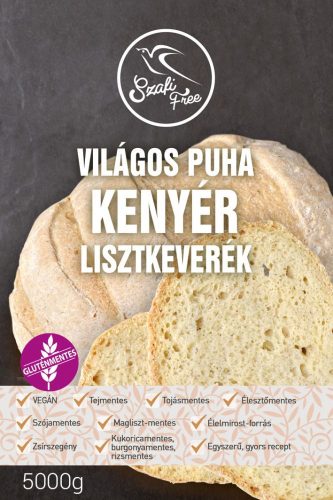Világos puha kenyér lisztkeverék 5kg Szafi Free
