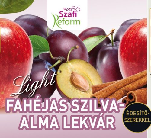 Szafi Reform Fahéjas szilva-alma lekvár 350g